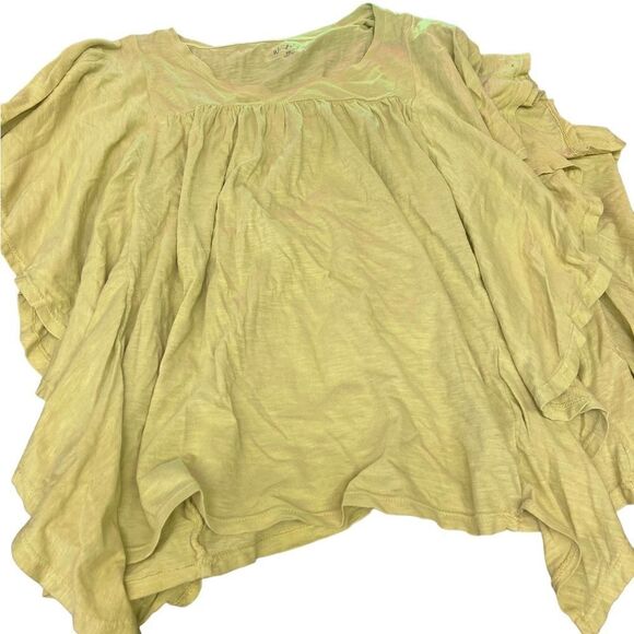 Wonderly new with tags XXl the tee shop kebab sage fall transition ruffle tee - Picture 1 of 4